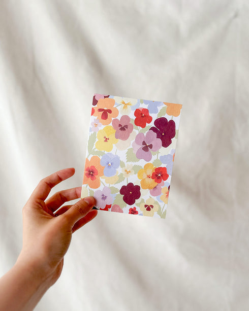 Pansies Everyday Card